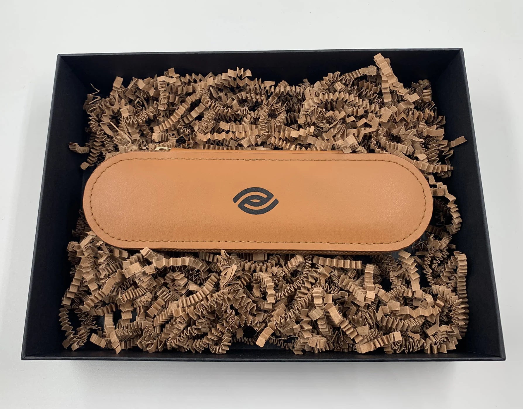 Luxury Brown Leather Contact Lens Case