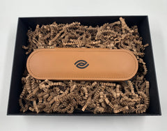 Luxury Brown Leather Contact Lens Case