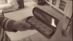 Luxury Brown Leather Contact Lens Case